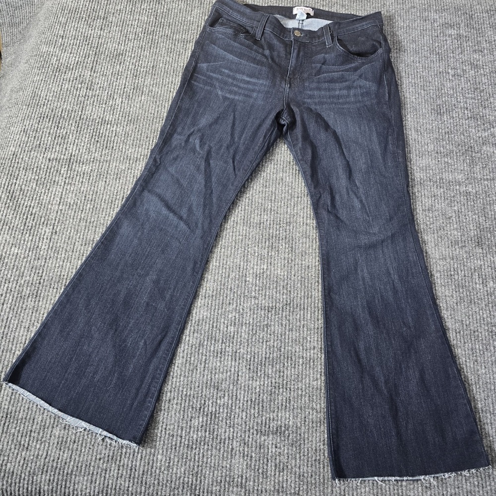 Judy Blue Dark Wash Raw Hem Jeans High Rise Size 1XL